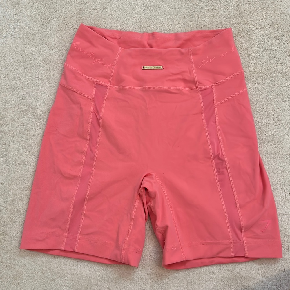 Whitney Simmons x gymshark mesh shorts